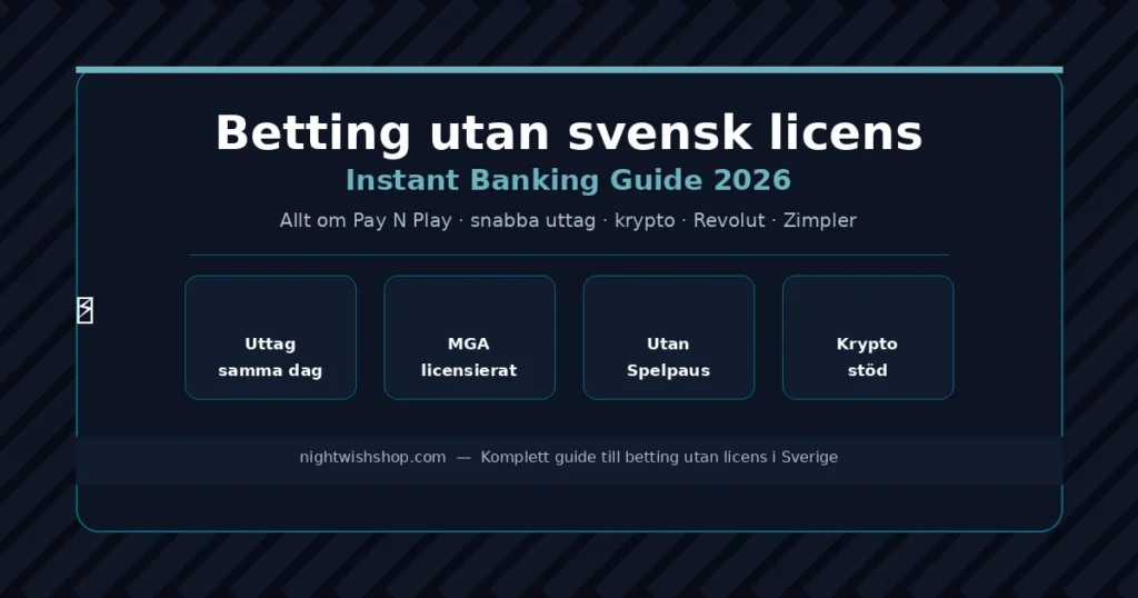 Betting utan svensk licens